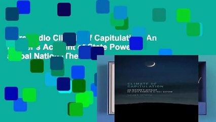Livre audio Climate of Capitulation: An Insider s Account of State Power in a Coal Nation (The MIT
