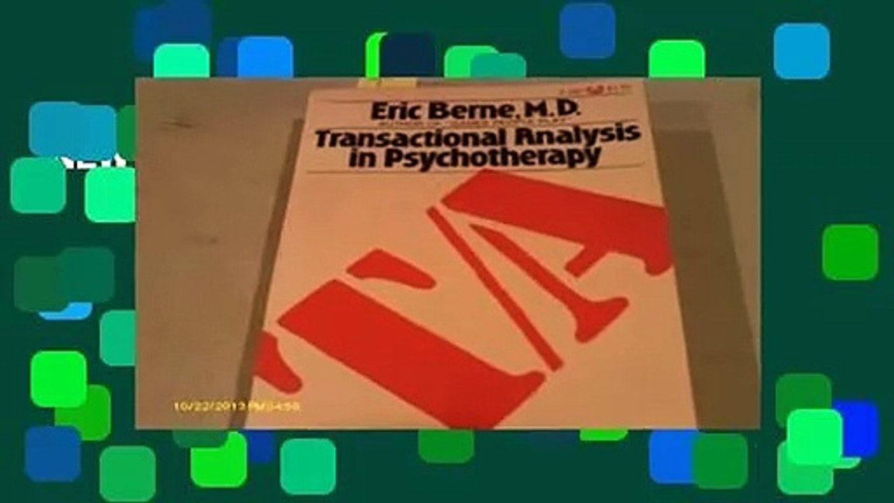 [NEW RELEASES]  Transactional Analysis