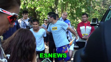 Manny Pacquiao Reaction When He Runs Into Elie Seckbach