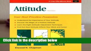 [MOST WISHED]  Attitude: Your Most Priceless Possession (Fifty-Minute)