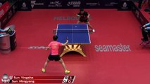 Sun Yingsha vs Sun Mingyang | 2019 ITTF Australian Open Highlights (1/4)