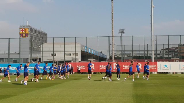El Barça realiza el primer entrenamiento de la pretemporada