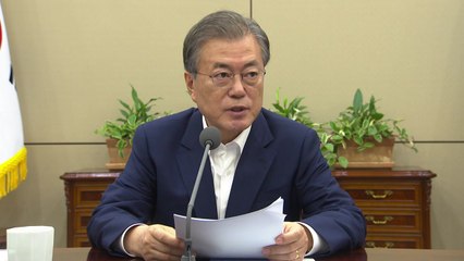 문 대통령 "우리에 대한 중대 도전...일본 경제에 더 큰 피해 경고" / YTN