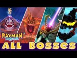 Rayman Legends ALL BOSSES (PS4) 2 Player