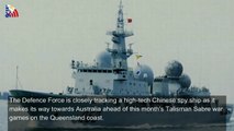 Chinese spy ship heading towards Australia to monitor joint war games off Queensland