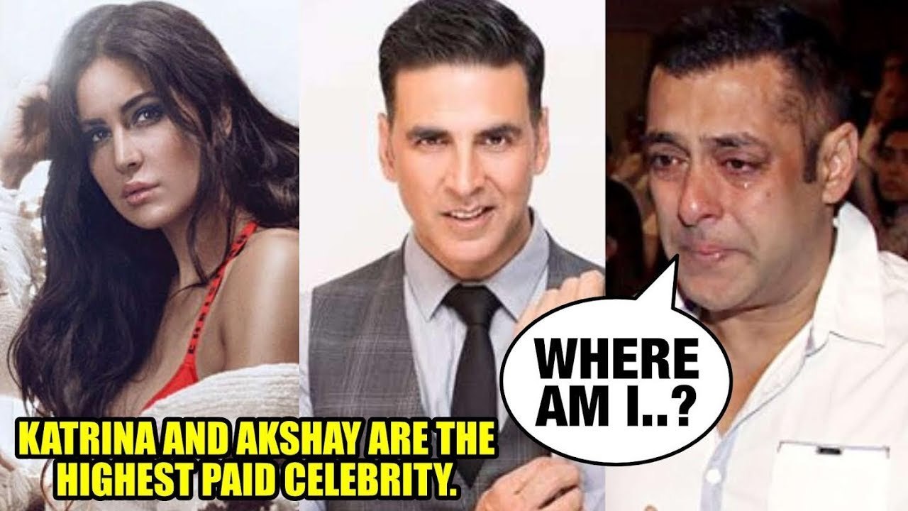 Katrina Kaif And Akshay Kumar NO1 Forbes rich celebrities list |Salman Khan POORER Then Before |