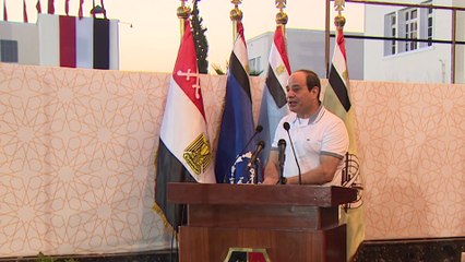 الرئيس من الكلية الحربية: المصريون ضربوا أروع الأمثلة فى كل شئ