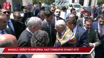 Bahçeli, Söğüt'te Ertuğrul Gazi Türbesi’ni ziyaret etti