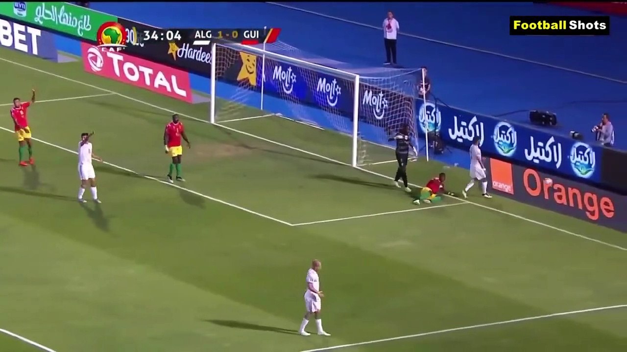 Algeria vs Guinea 3 - 0 Goals & Highlights - Africa Cup of Nations AFCON 2019 Round of 16