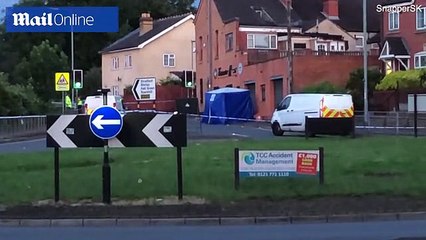 Police at the scene of a 'targeted' fatal stabbing in Birmingham