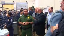 VP Mike Pence tours migrant detention facility near border in Texas