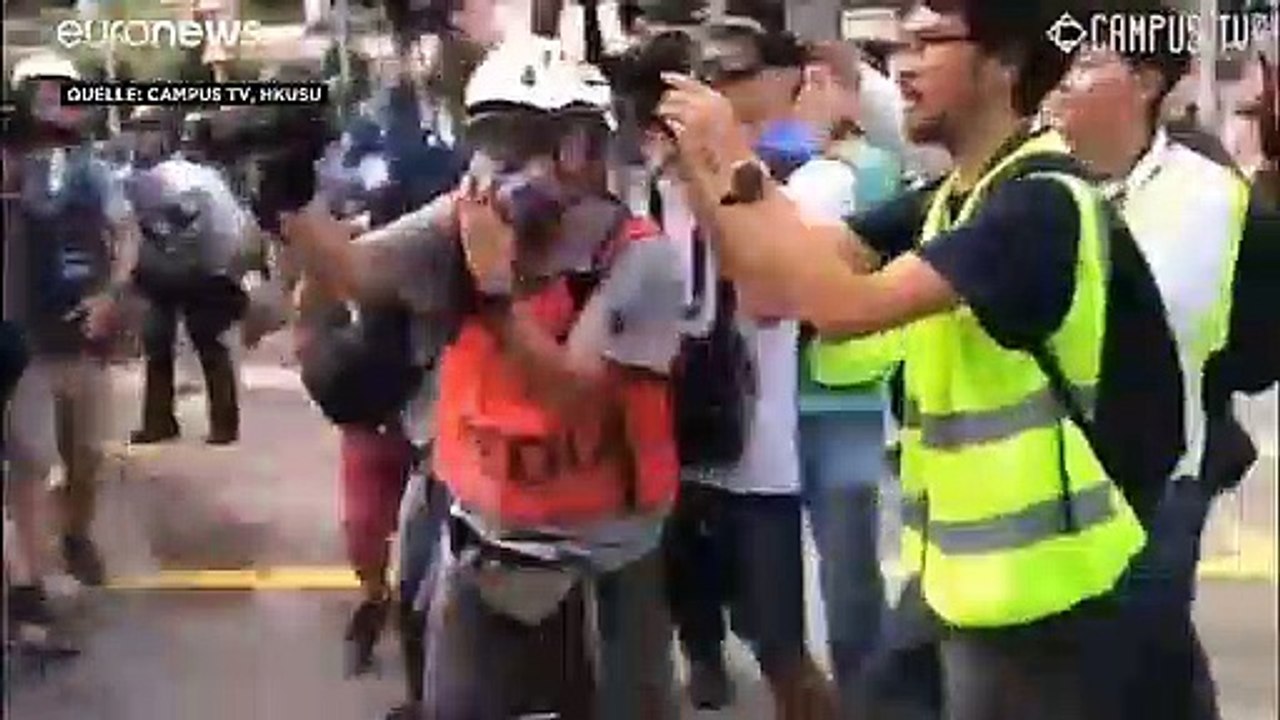 Hongkong: Neuer Gewaltausbruch bei Demonstrationen