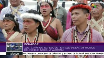 Ecuador: justicia impide ingreso de petroleras en territorios waoraní