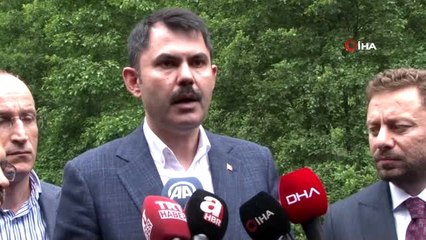 Bakan Kurum: "Rize'de etaplar halinde 2023 yılına kadar tüm sahil güzergahı üzerindeki o riskli...