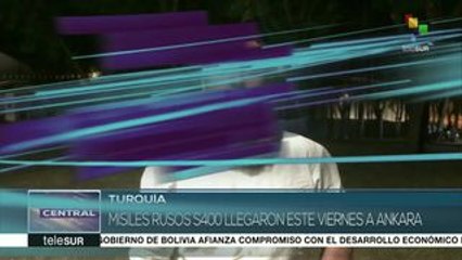 Llegan a Turquía sistemas de defensa antiaérea S-400 desde Rusia