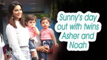 Sunny Leone's day out with twins Asher and Noah