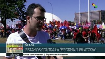Brasil: estudiantes se movilizan en rechazo a la reforma jubilatoria