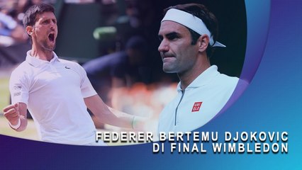 Roger Federer Bertemu Djokovic di Final Wimbledon