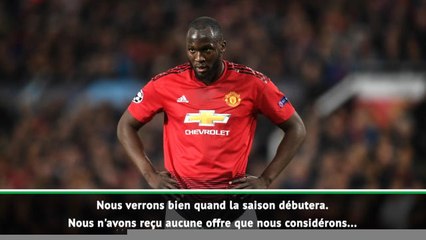 Man Utd - Solskjaer fait le point sur l'avenir de Lukaku