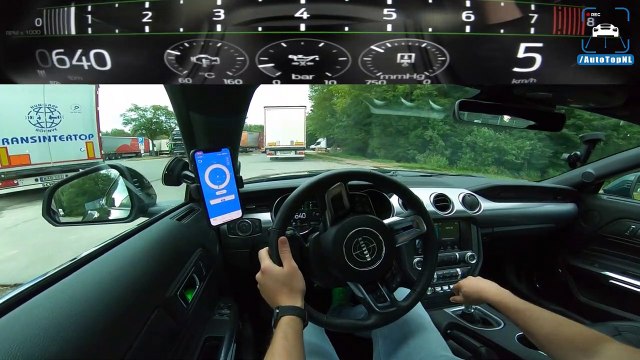 FORD MUSTANG BULLITT 260km/h AUTOBAHN TOP SPEED by AutoTopNL