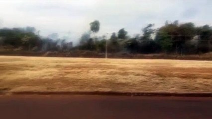 Incêndio na região do Parque Verde assusta moradores