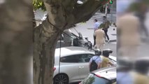 Un conductor deja 7 heridos tras chocar con otros vehículos y darse a la fuga en Barcelona