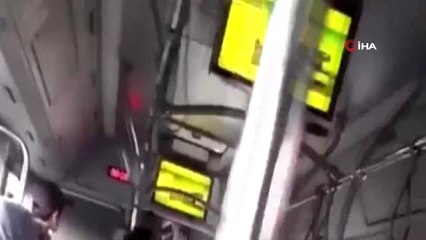 Şoförler sopalarla birbirine böyle girdi