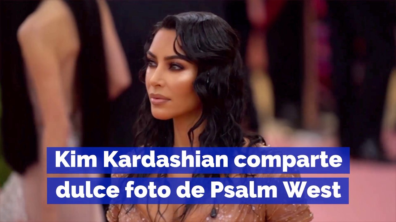 Kim Kardashian comparte dulce foto de Psalm West