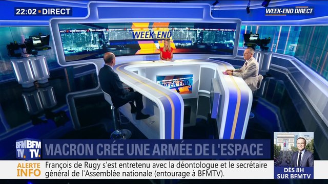 Emmanuel Macron annonce la création d'un commandement militaire de l'espace (1/2)