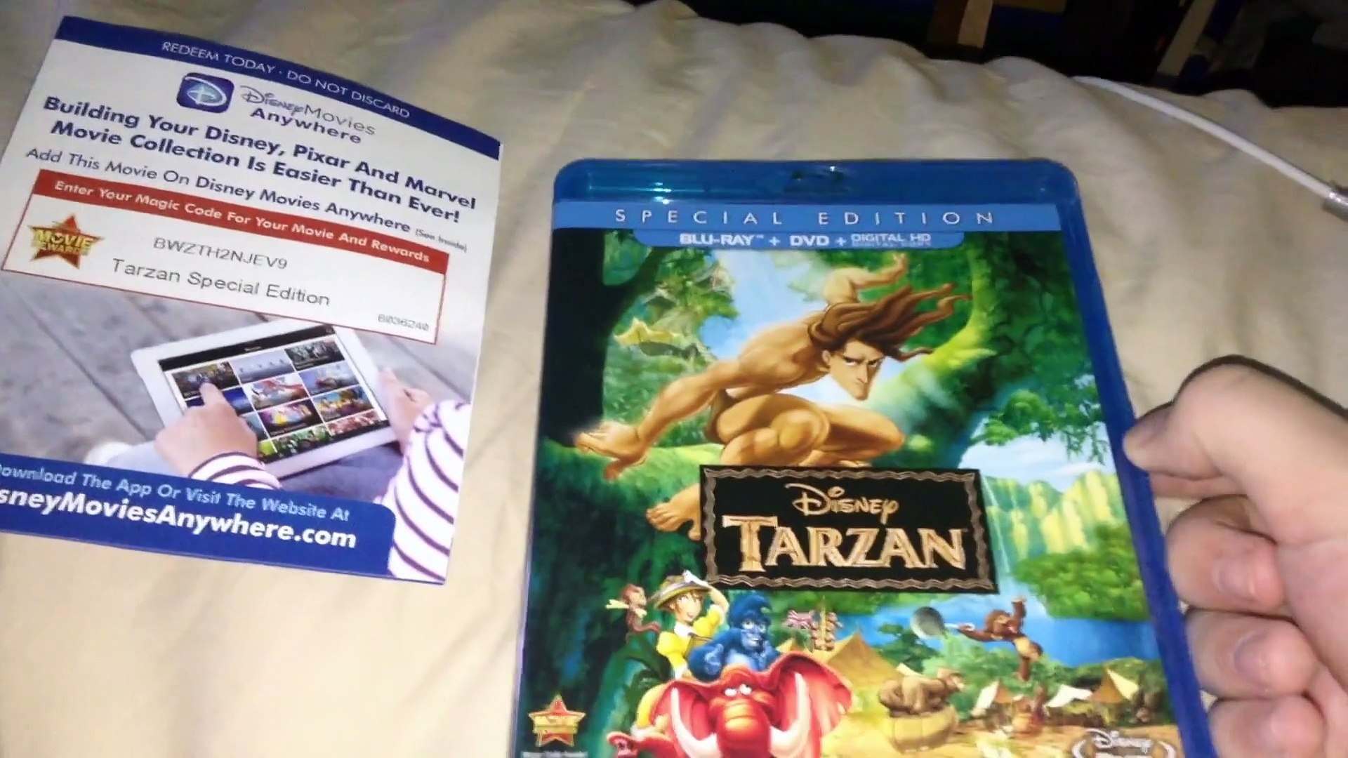 Tarzan Blu Ray/DVD/Digital HD Unboxing - video Dailymotion