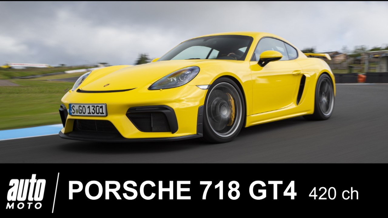 2019 Porsche Cayman GT4 420 ch  ESSAI POV Auto-Moto.com