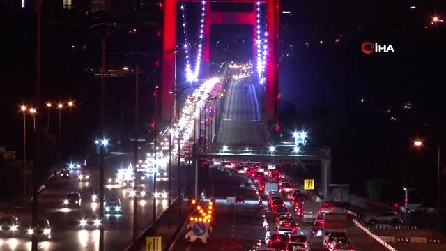 FSM Köprüsündeki çalışmaların birinci etabı tamamlandı