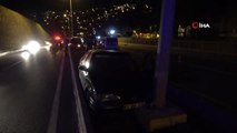 Alkollü sürücüyü kovalayan polis aracı kaza yaptı: 2'si polis, 3 kişi yaralandı