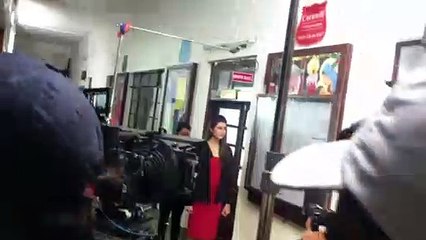 Subap action , real glass breake by Eklavya student  niddhi