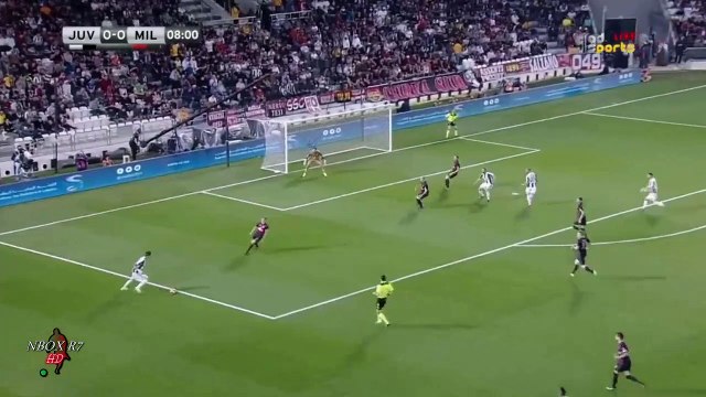 الشوط الاول مباراة ميلان و يوفنتوس 1-1 كاس السوبر الايطالي 2016