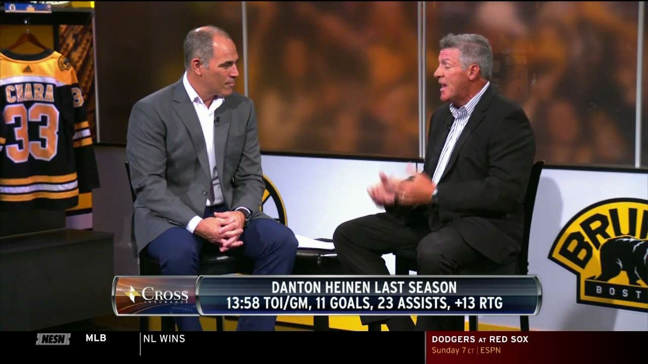 Andy Brickley, Billy Jaffe Discuss Danton Heinen's Expectations