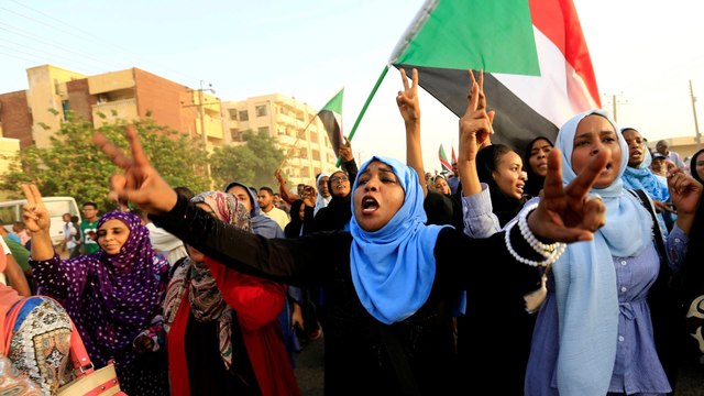 Demonstrators in Sudan demand justice for army crackdown victims