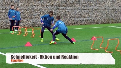 Fussballtraining_ Aktion und Reaktion - Schnelligkeit - Kondition