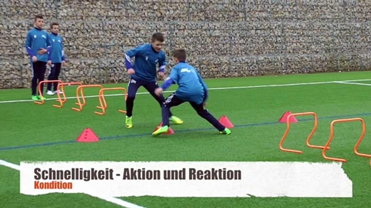 Fussballtraining_ Aktion und Reaktion - Schnelligkeit - Kondition
