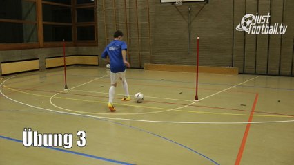 Fussballtraining_ Bankpassen - Passen - Technik