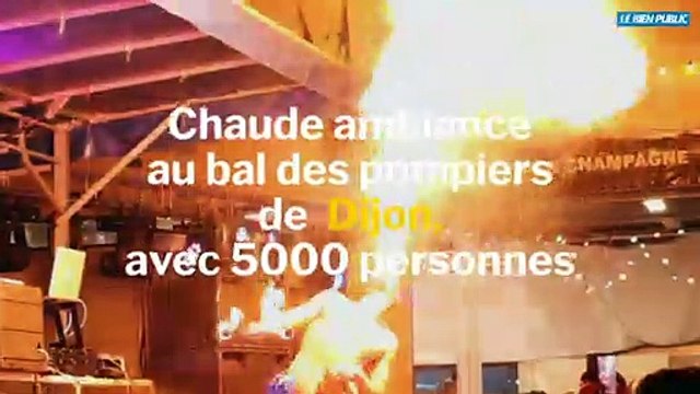 Chaude ambiance au bal des pompiers de Dijon : 5000 personnes présentes