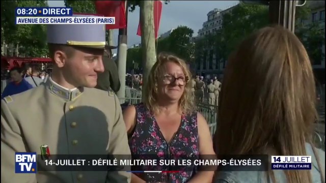 Beaucoup de fierté, beaucoup d'émotions. Cette maman va voir son fils, Antoine, défiler sur les Champs-Élysées ce 14-Juillet