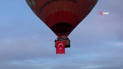 Frig Vadisi'nde ilk balon uçuşu gerçekleşti