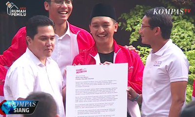 Momen Pertemuan Sandiaga Uno dan Erick Thohir