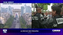 14-Juillet: Les forces de l'ordre interviennent pour tenter de déplacer des groupes de gilets jaunes présents sur les Champs-Élysées