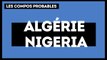 Algérie – Nigeria : les compositions probables
