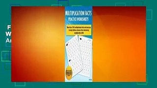 Full version  Multiplication Facts Math Worksheet Practice Arithmetic Workbook with Answers: