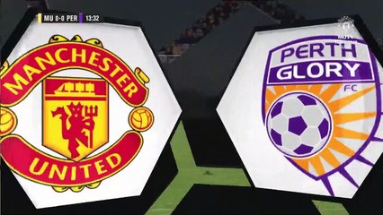 Manchester United vs Perth Glory 2-0 All Goals  & Highlights