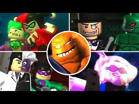 LEGO Batman: The Videogame ALL BOSSES (PS3) 2 Player Co-op
