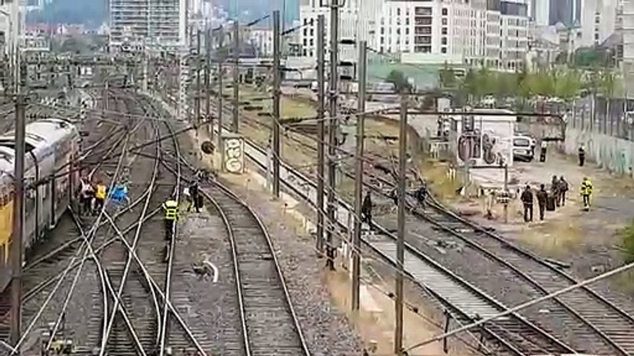 Accident mortel à la gare de Nancy : les voyageurs évacués avec l'aide des sapeurs-pompiers